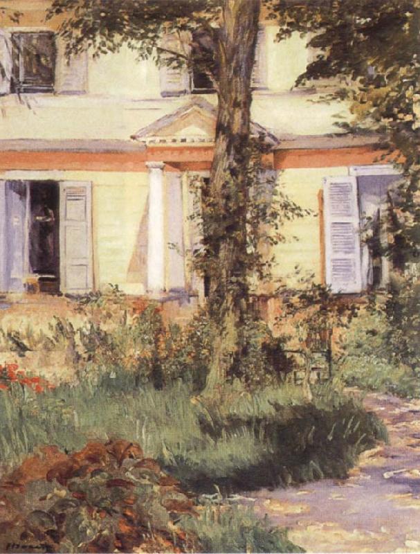 Edouard Manet House at Rueil France oil painting art